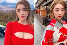 好大!富士山前的「爆奶毛衣辣妹」,雄偉的乳量自成山峰了!-博狗扑克 蜗牛扑克 德州扑克跟我学