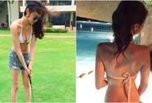 好狂!「高爾夫球奶妹」比基尼上陣!「雪白美乳+大片美背」誰能專心揮桿啊!-博狗扑克 蜗牛扑克 德州扑克跟我学