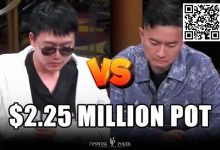 【EV扑克】Wesley在翻前用A7s打到5-bet后，结果赢了个1600多万的底池-博狗扑克 蜗牛扑克 德州扑克跟我学