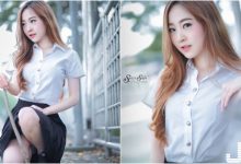 青春94無敵！「娃娃臉學生妹」路邊撿棒子玩，蹲下差點露小褲褲！-博狗扑克 蜗牛扑克 德州扑克跟我学