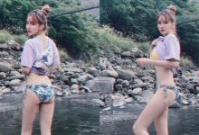 「韓智恩Nancy」野溪邊撩出翹挺蜜臀，「微笑線搭美腿」讓男粉跟著暴動！-博狗扑克 蜗牛扑克 德州扑克跟我学