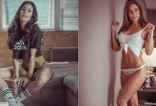 扣子都解開了！巧克力奶妹「美乳外露」　性感曲線讓人身體一股暖-博狗扑克 蜗牛扑克 德州扑克跟我学