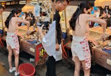 士林人衝啊！廟口攤販老闆娘「上空烤魷魚」　吸引大批民眾圍觀-博狗扑克 蜗牛扑克 德州扑克跟我学