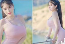 航母級肉彈出航？童顏正妹「Kanyanat」粉色連身裙出遊好逼人，感覺走路都要走不穩啦～-博狗扑克 蜗牛扑克 德州扑克跟我学