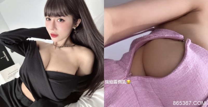 巨乳甜心「安希」洋裝拉鍊拉不上　被迫露出渾圓側乳！