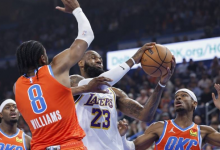 大发体育-詹姆斯40分 亚历山大空砍34分雷霆不敌湖人，大发助力你的致富之路！-博狗扑克 蜗牛扑克 德州扑克跟我学