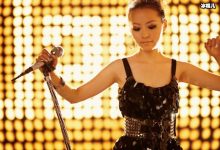 【EV扑克】张靓颖黑色开衩裙秀迷人身材，除了歌好人也美极了！-博狗扑克 蜗牛扑克 德州扑克跟我学