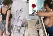 才華和乳香都溢出啦!俄羅斯畫家F奶緊貼…網友高價競標搶「乳拓印」-博狗扑克 蜗牛扑克 德州扑克跟我学