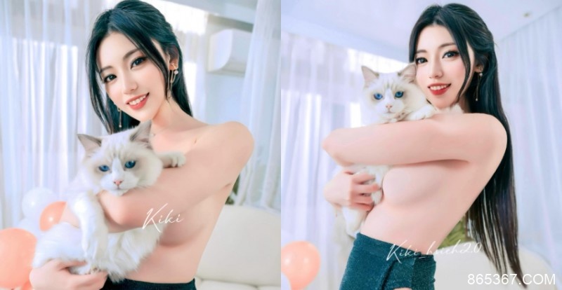 投胎也是種技術活！《謝立琪Kiki》抱著愛貓入鏡讓粉絲羨慕不已