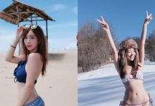 就是只想穿這樣!小隻馬「張雅涵 Kimi」不管沙灘還是雪地都只穿比基尼!-博狗扑克 蜗牛扑克 德州扑克跟我学