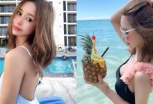 比基尼正妹夏威夷「辣喝鳳梨汁」，凹凸有致的胸型好養眼！-博狗扑克 蜗牛扑克 德州扑克跟我学