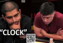 【EV扑克】翻前拿着KK纠结三分钟才跟注，遇到这样的对手你会发飙吗？-博狗扑克 蜗牛扑克 德州扑克跟我学