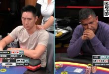 【EV扑克】HCL又出现作弊？口袋A被一手垃圾牌反超后玩家大发脾气口出狂言后暴走？-博狗扑克 蜗牛扑克 德州扑克跟我学