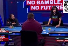 【EV扑克】牌局分析：气球哥vs女明星，跟注ALL IN有点狠……-博狗扑克 蜗牛扑克 德州扑克跟我学