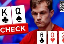 【EV扑克】牌局分析：决赛桌上连续三次过牌跟注，学到了！-博狗扑克 蜗牛扑克 德州扑克跟我学