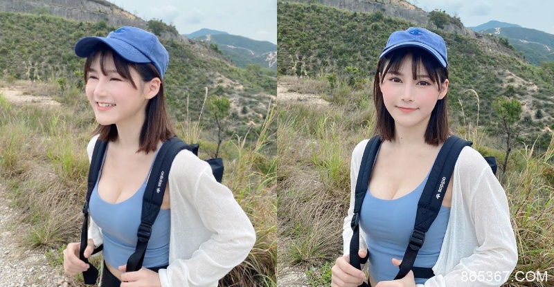 最美護理師！香港萌妹「Miss Jay」登山低胸不忘露濠溝，激發男粉必攻頂的決心！