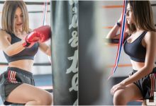 上拳擊課時遇到「超辣女學員」！運動內衣包不住的「渾圓大奶」！這樣要怎麼專心！-博狗扑克 蜗牛扑克 德州扑克跟我学