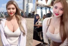 甜美妹子「用餐時乳量炸出」，兩顆飽滿車頭燈閃暈客人！-博狗扑克 蜗牛扑克 德州扑克跟我学