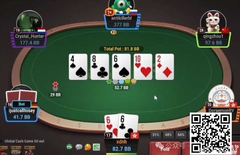 【EV扑克】牌局分析：set转牌在潮湿牌面如何行动？