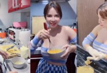 「巨乳波神」陳香菱中秋自製月餅,平口上衣包不住「雪白雙球」奶香味四溢!-博狗扑克 蜗牛扑克 德州扑克跟我学