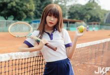 來打球!輔大美術正妹「黃思云」化身網球美少女「性感揮拍」甜蜜爆擊!-博狗扑克 蜗牛扑克 德州扑克跟我学