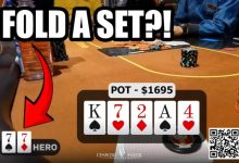 【EV扑克】讨论：这手Set，面对河牌全压要弃牌吗？-博狗扑克 蜗牛扑克 德州扑克跟我学