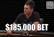 【EV扑克】河牌超池下注，诈唬一个刚赢了250万刀的对手，能成功吗？-博狗扑克 蜗牛扑克 德州扑克跟我学