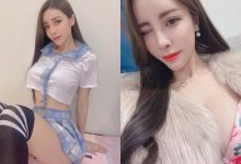 女神「Angel Liya」制服造型太火辣，「誘惑的挺胸坐姿」好犯規！-博狗扑克 蜗牛扑克 德州扑克跟我学