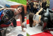 感謝牛頓！爆乳騎士「艾妃」車展演壓車，「掉出側乳」網友見證萬有引力！-博狗扑克 蜗牛扑克 德州扑克跟我学