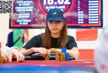 【EV扑克】红龙杯济州站｜日本美女NANA记分牌领跑决赛桌 LIU XIAO 1个BB连续翻倍起死回生挺进FT-博狗扑克 蜗牛扑克 德州扑克跟我学