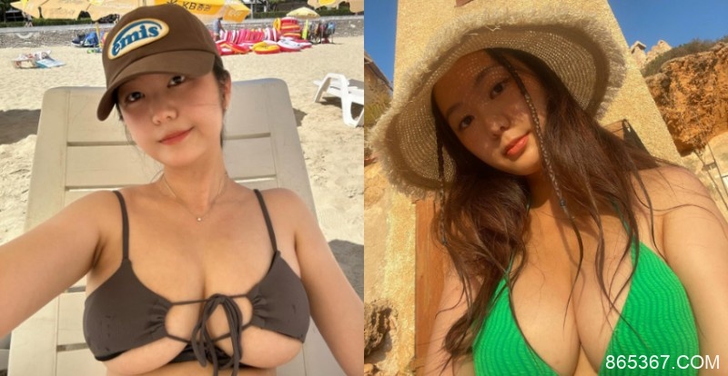 太會藏了吧！寶藏女孩換上比基尼　過人乳量直接炸出來！