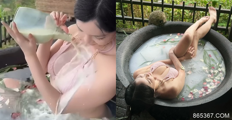 乳香四溢！長腿女神「羅莉」曬超讚視角，「奶上加奶」湯超補！