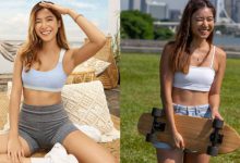 河堤驚見「天然正妹」玩滑板，「燦笑下的火燙腹肌線」讓人哈翻-博狗扑克 蜗牛扑克 德州扑克跟我学