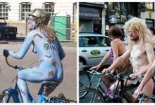 裸騎！英國舉辦最養眼的環保活動，騎著騎著都看傻了-博狗扑克 蜗牛扑克 德州扑克跟我学