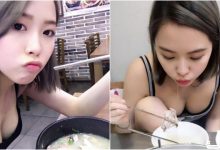 小吃店奇景！「雞湯奶妹」低頭大露胸器！深溝看不見底啊！-博狗扑克 蜗牛扑克 德州扑克跟我学