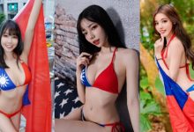 一年只有這一次!國旗比基尼辣妹集體出籠 國慶同歡太有誠意-博狗扑克 蜗牛扑克 德州扑克跟我学