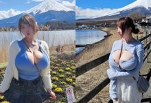 側背包揹帶消失術!「童顏巨乳正妹」富士山打卡,畫面裡卻驚見三座大山!-博狗扑克 蜗牛扑克 德州扑克跟我学