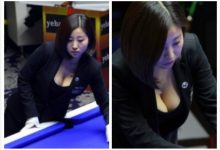 妳是來走秀還是打球? 她龐然G奶一晃…壓垮撞球台惹-博狗扑克 蜗牛扑克 德州扑克跟我学