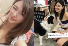 狗狗好識貨!展場正妹「魏檸」工作時被狗親 誰看了不想靠上去~-博狗扑克 蜗牛扑克 德州扑克跟我学