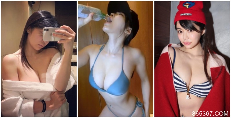 「巨乳正妹」超色氣喝水！乳浪深溝沒有極限，H奶狂野視角讓人目不轉睛！