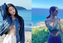 陽光正妹「瞳瞳」看海不想穿,「鮮嫩人字溝」征服海岸線!-博狗扑克 蜗牛扑克 德州扑克跟我学