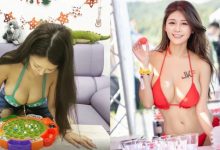 願者上鉤！甜心女孩「安希」用巨乳釣魚　向前一傾深溝乍現-博狗扑克 蜗牛扑克 德州扑克跟我学