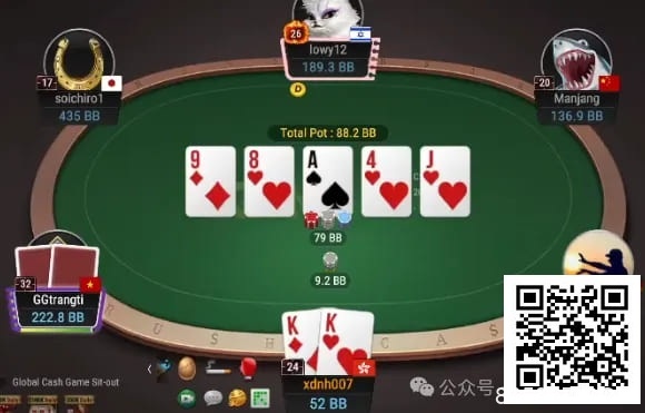 【EV扑克】牌局分析：3枪超小block bet