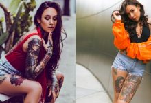 藝術欣賞！辣妹把身體當刺青展示品　上空秀作品「胸前嫩白肌」搶焦點-博狗扑克 蜗牛扑克 德州扑克跟我学