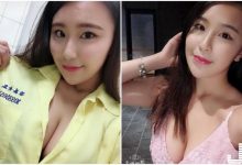 正妹穿景美制服超爆乳，扣子解開「蹦出一條深溝」！-博狗扑克 蜗牛扑克 德州扑克跟我学