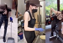 一中街早午餐店正妹老闆娘站煎台太熱都只穿爆乳背心上工-博狗扑克 蜗牛扑克 德州扑克跟我学