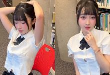 圖書館巧遇超萌制服學妹 綁馬尾的模樣讓人戀愛啦!-博狗扑克 蜗牛扑克 德州扑克跟我学
