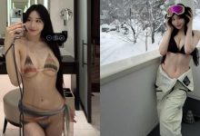 巨乳女神「Lena 莉娜」滑雪不忘曬美胸，大方秀37度腹肌給你靠-博狗扑克 蜗牛扑克 德州扑克跟我学