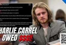 【EV扑克】趣闻 | Charlie Carrel揭露扑克巡回赛联合创始人涉嫌6万美元诈骗-博狗扑克 蜗牛扑克 德州扑克跟我学