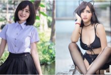 清純可愛「短髮學生妹」！化身「爆奶小貓咪」！黑色吊帶襪性感又邪惡！-博狗扑克 蜗牛扑克 德州扑克跟我学